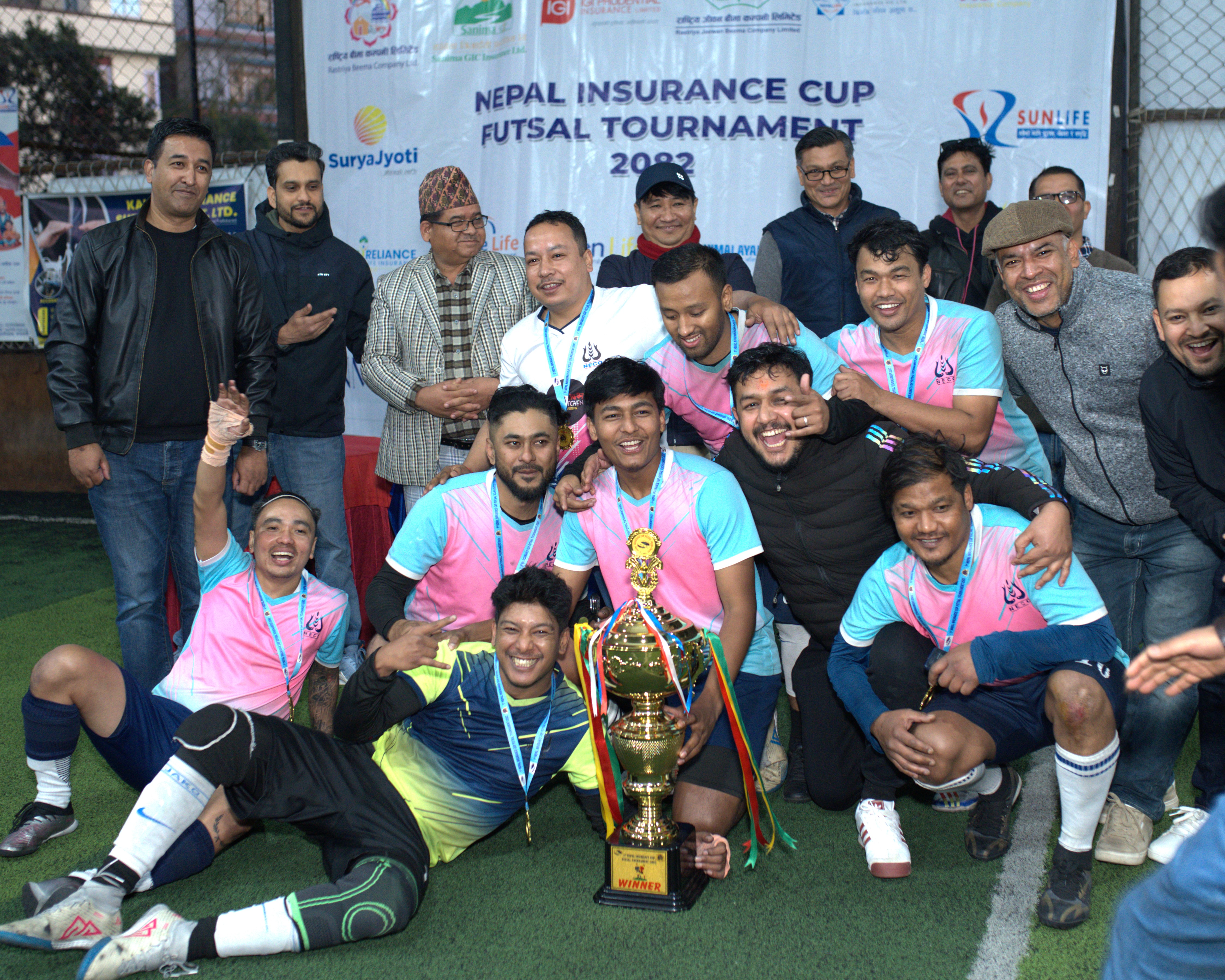 नेपाल इन्स्योरेन्स कम्पनी द्वारा आयोजित फुटसल प्रतियोगिता सम्पन्न